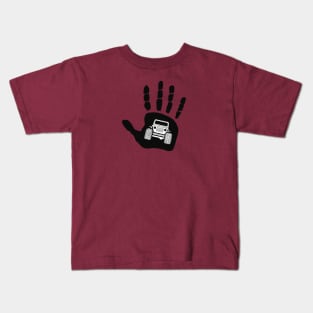 Wave Hand Monster Truck Kids T-Shirt